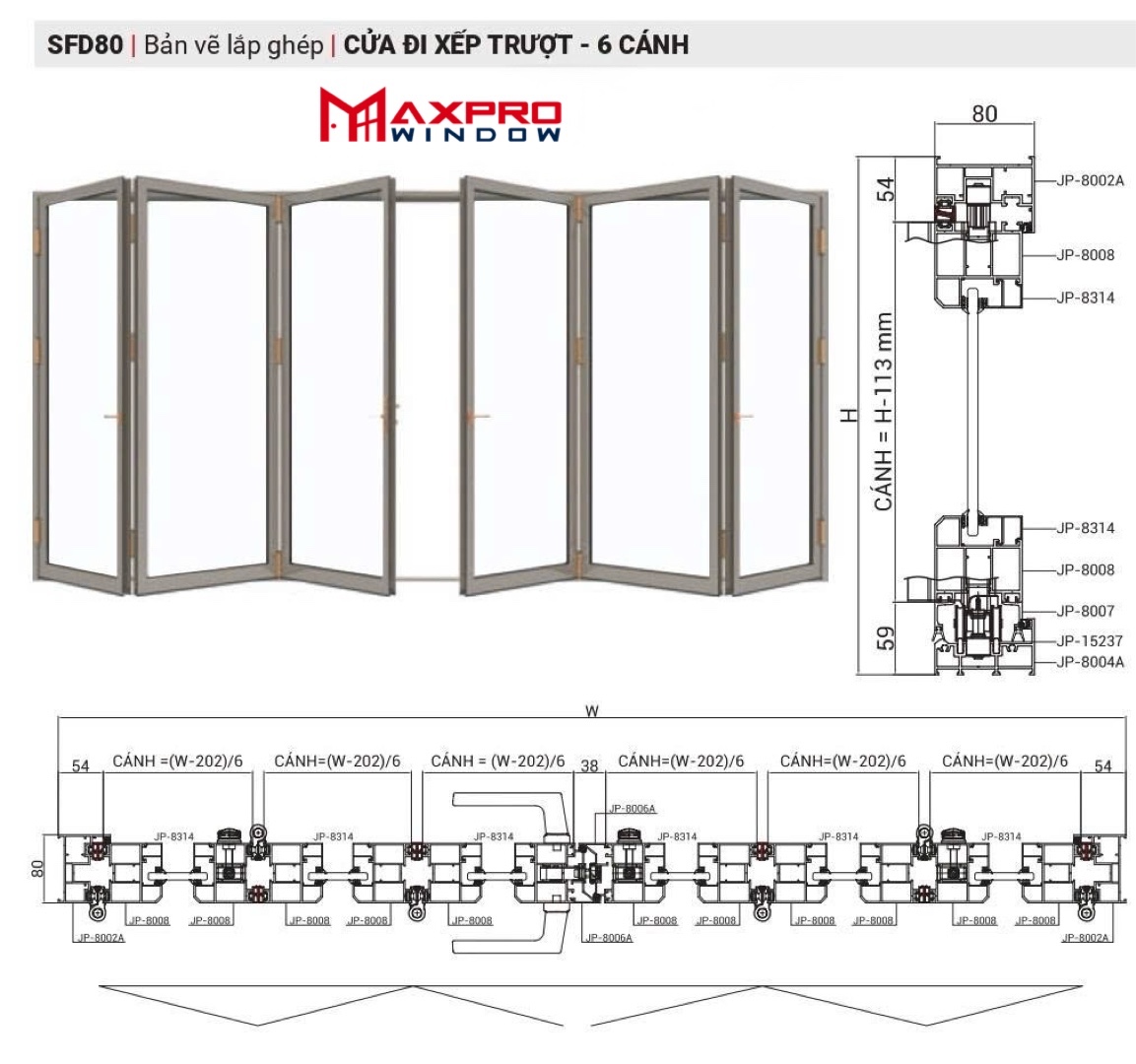 Maxpro Window- Cấu tạo thông minh - Vận Hành Nhẹ Nhàng