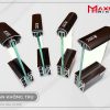 Tay Vịn Cầu Thang Lan Can Nhôm Maxpro - Không Trụ Màu Cà Phê