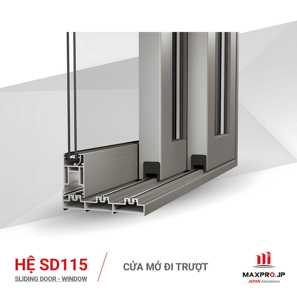 NHÔM MAXPRO HỆ 115 NHẬT CHỐNG BÃO