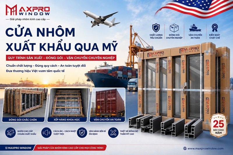 Cửa Nhôm Xuất Khẩu Qua Mỹ